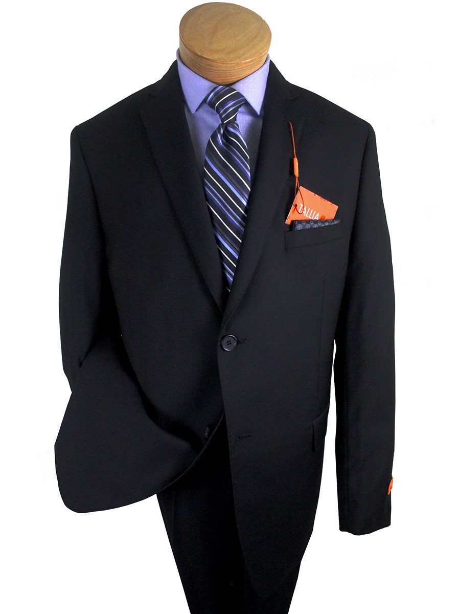 Boy's Suit 22507 Black Tonal Weave Boys Suit Tallia 