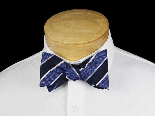 Boy's Bow Tie 22540 Blue/Navy/White Boys Bow Tie Scotty Z 