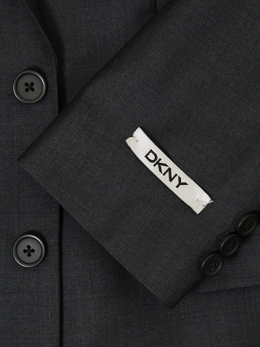 DKNY 22722 100% Wool Boy's Suit - Solid - Dark Gray Boys Suit DKNY 