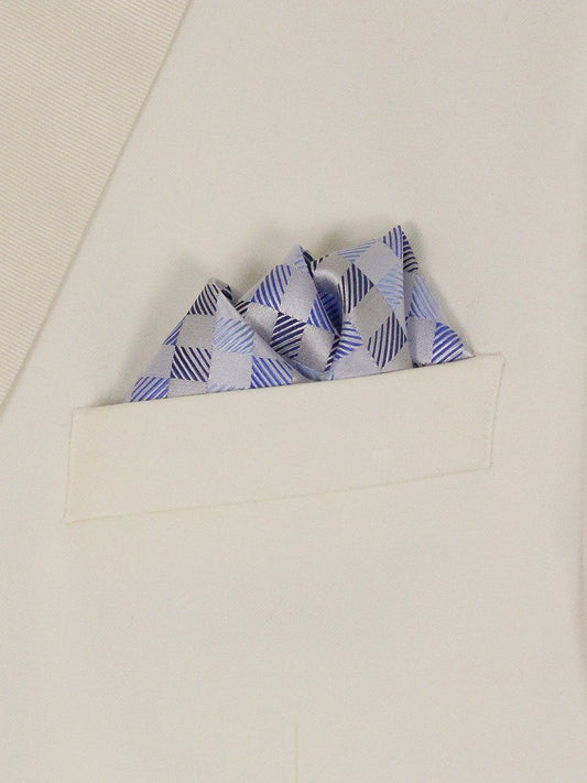 Boy's Pocket Square 22728 Blue Boys Pocket Square Heritage House 
