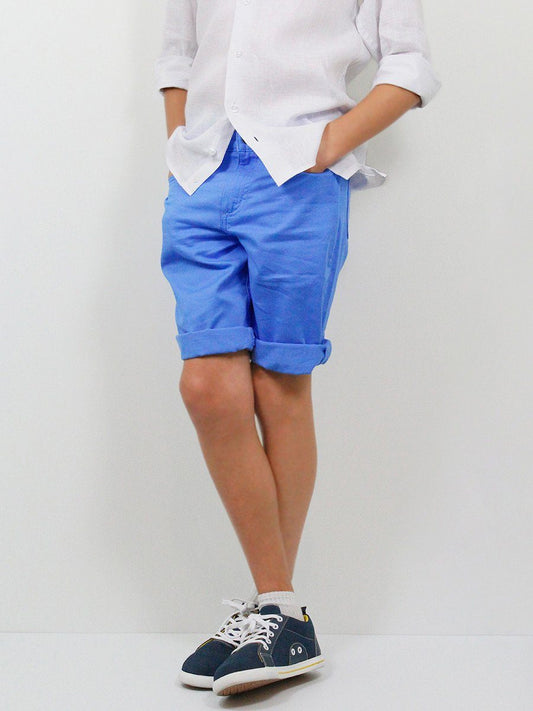 Boy's Shorts 22767 Storm Blue Boys Shorts Ragazzo 