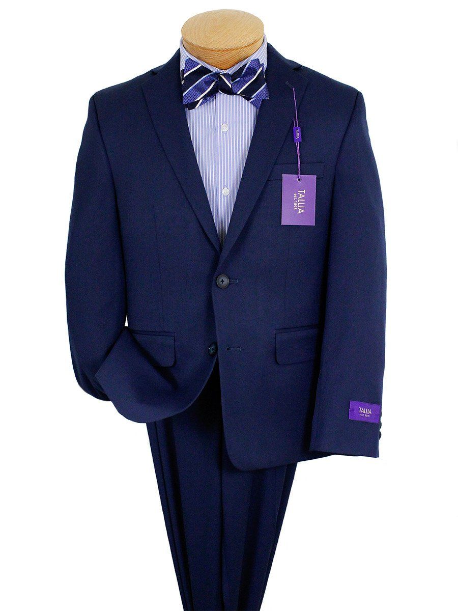Tallia 22803 76% Polyester/21% Rayon/3% Lycra Boy's Suit - Solid - Blue Boys Suit Tallia 
