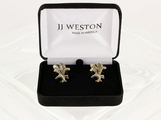 Boy's Cuff Links 22953 Gold Boys Cufflinks JJ Weston 