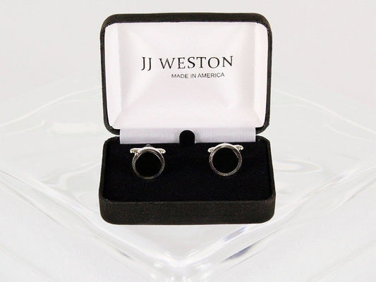 Boy's Cuff Links 22958 Silver Boys Cufflinks JJ Weston 