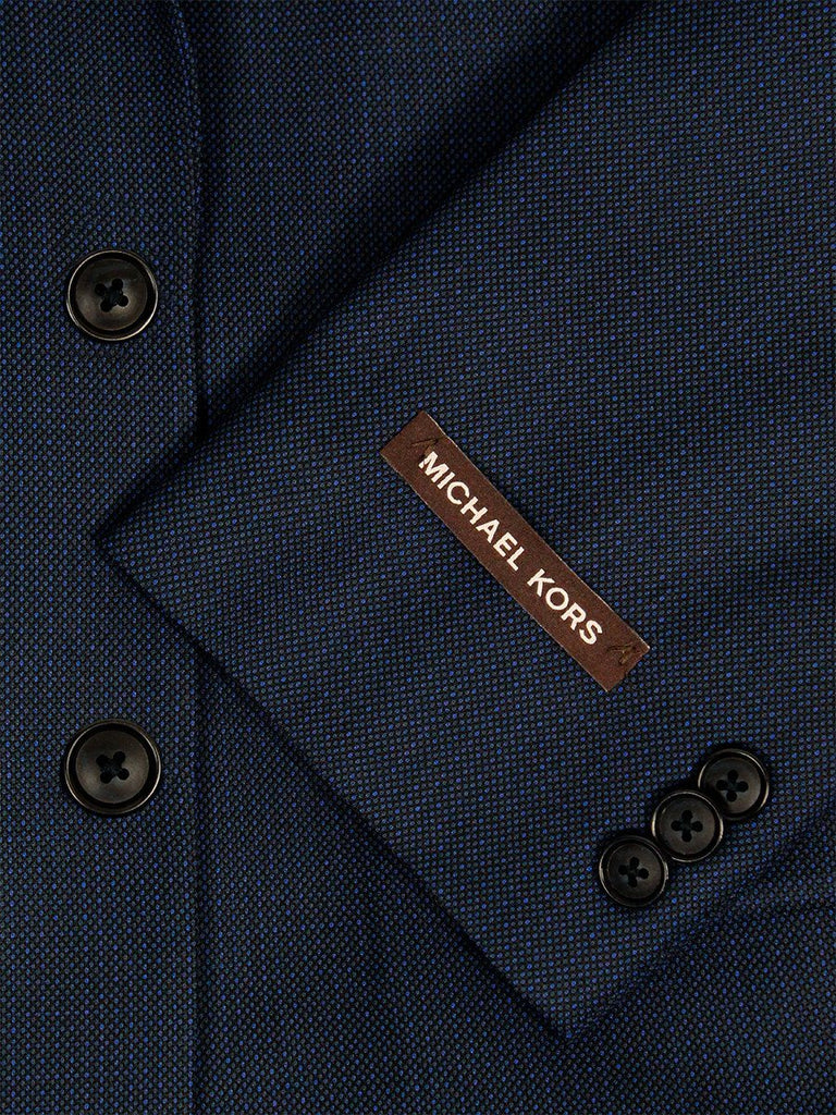 Michael Kors 22965 100% Wool Boy's Suit - Nailhead Weave - Blue/Charco ...