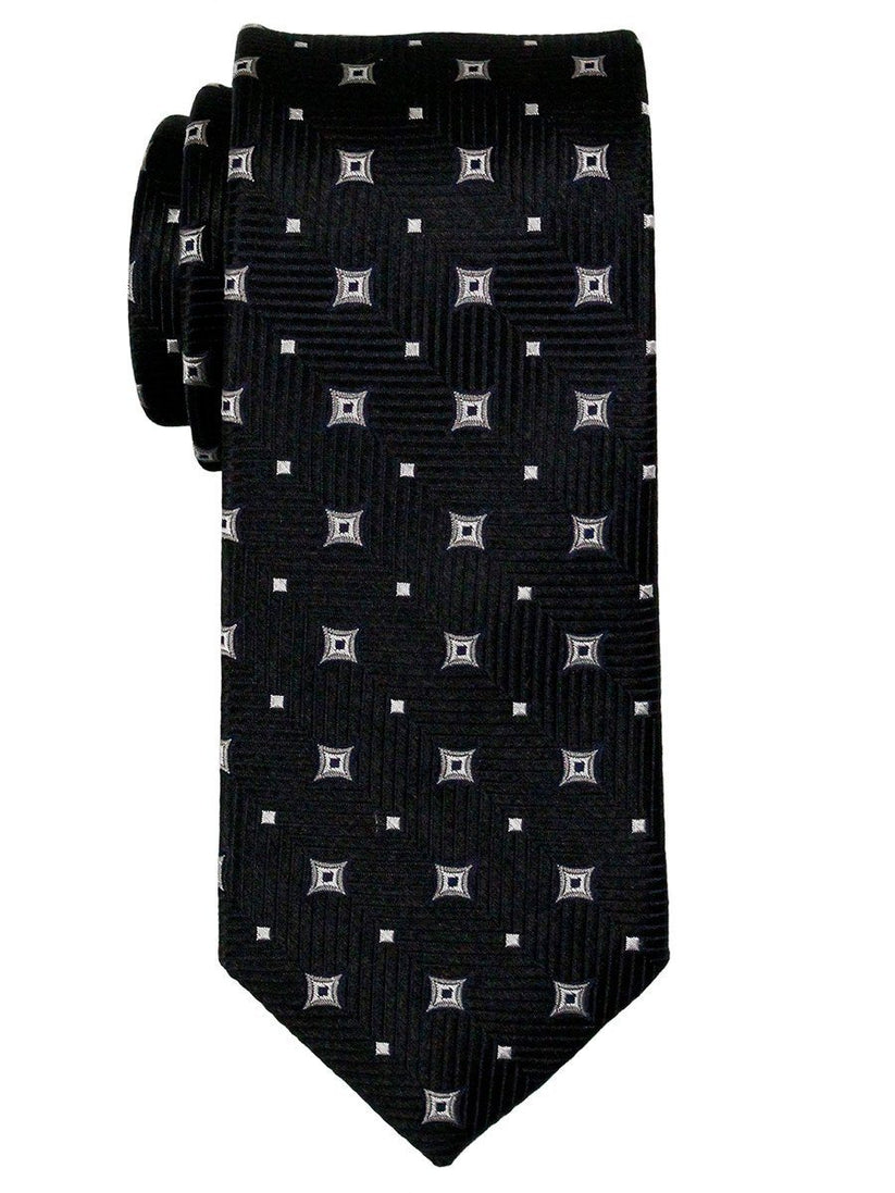 Heritage House 20650 100% Woven Silk Boy's Tie - Neat - Red/Blue