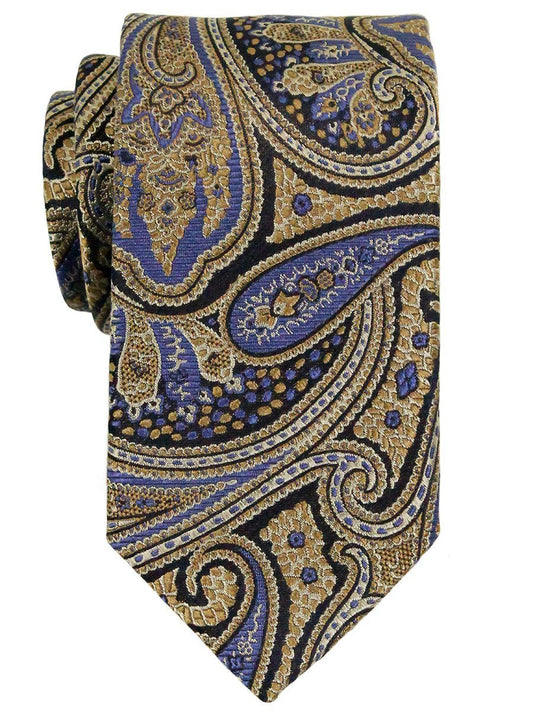Heritage House 23309 100% Woven Silk Boy's Tie - Paisley - Khaki/Blue/Navy Boys Tie Heritage House 