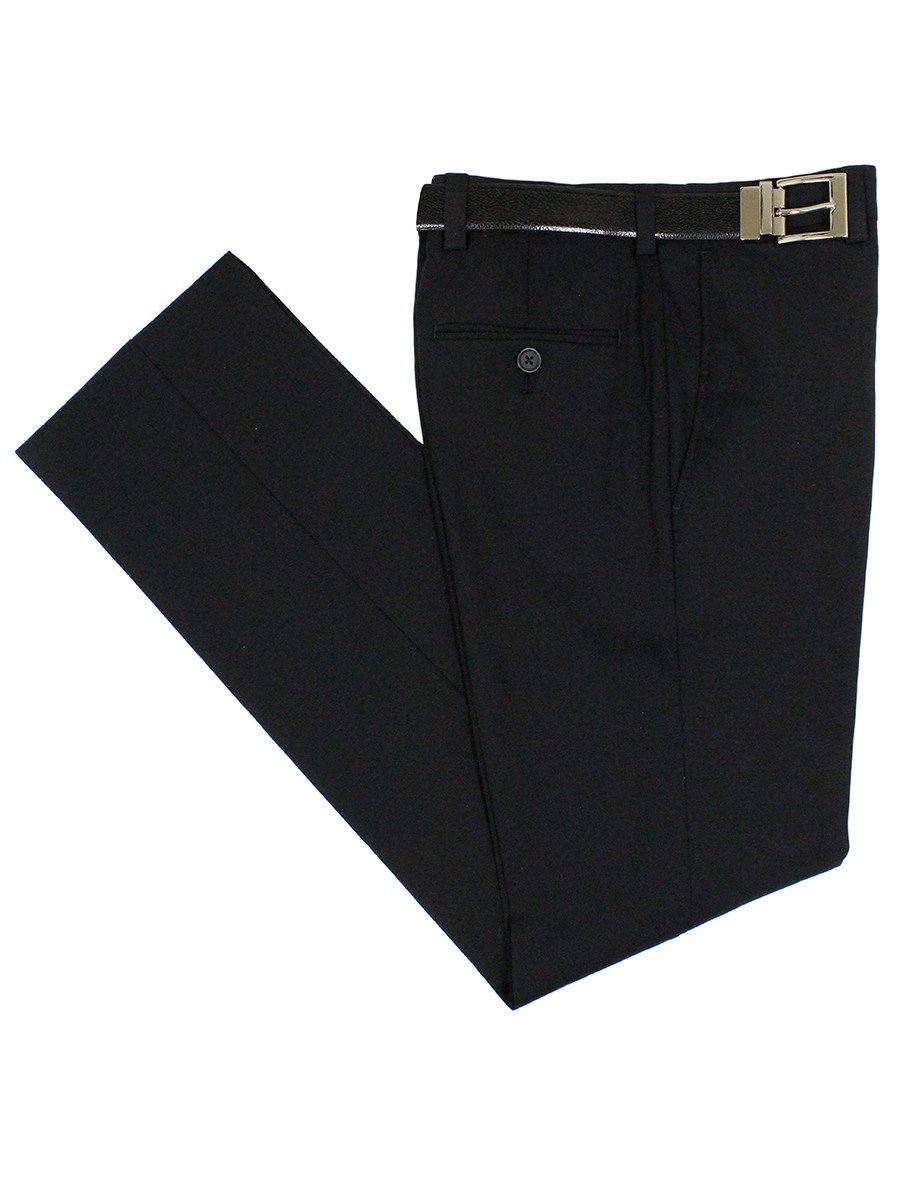Tallia 23326 52% Wool/46% Polyester/2% Elastane Boy's Skinny Fit Suit - Solid - Black Boys Suit Tallia 