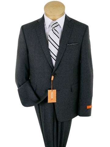 Tallia 23367 52% Wool/ 46% Polyester/ 2% Elastane Boy's Suit - Solid - Gray Boys Suit Tallia 