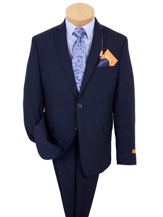 Tallia 23374 52% Wool/ 46% Polyester/ 2% Elastane Boy's Suit - Solid - Navy Boys Suit Tallia 