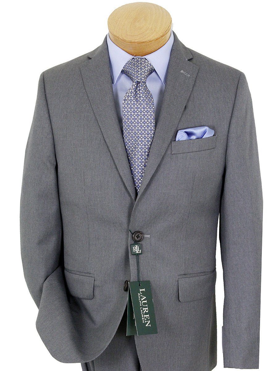 Lauren Ralph Lauren 23461 65% Polyester/ 35% Rayon Boy's Suit Separate Jacket- Fine Stripe - Gray Boys Suit Separate Jacket Lauren 