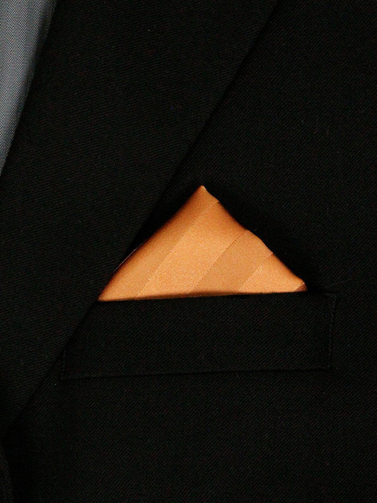 Boy's Pocket Square 23489 Orange Boys Pocket Square Heritage House 