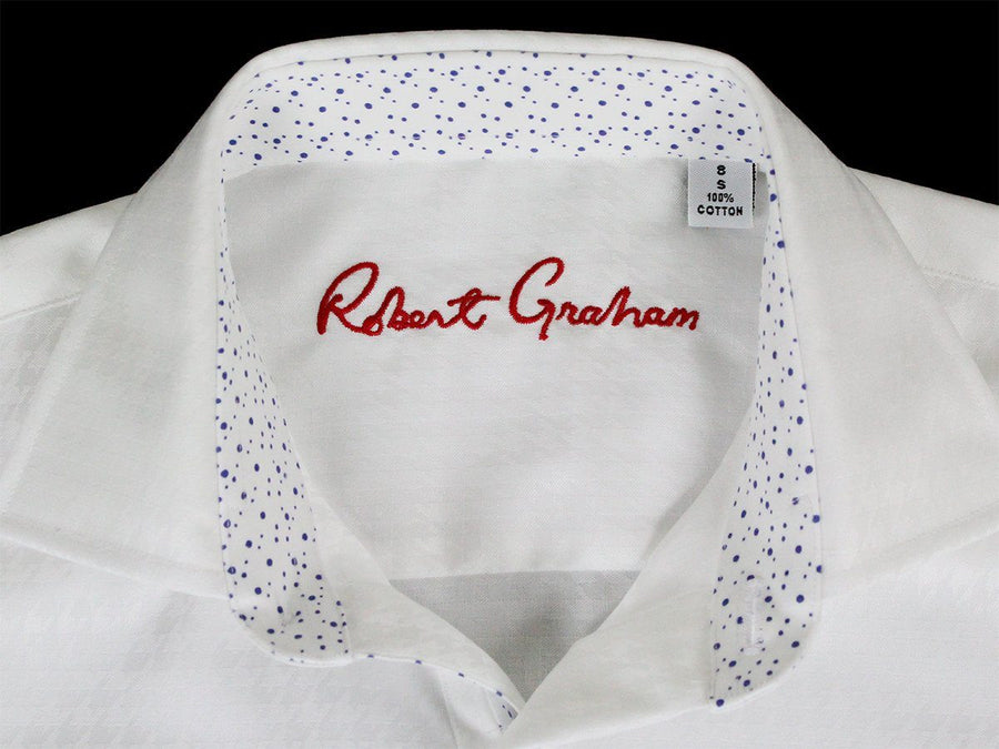 Boy's Sport Shirt 23632 White Boys Sport Shirt Robert Graham 