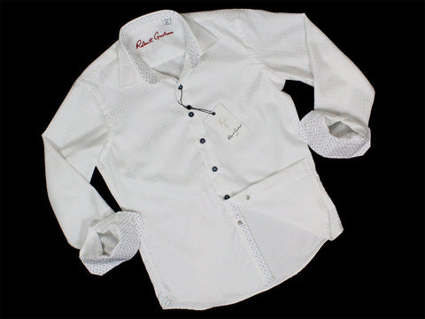 Image of Boy's Sport Shirt 23632 White Boys Sport Shirt Robert Graham 