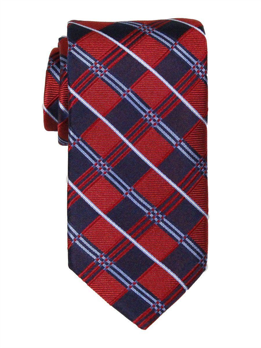 Heritage House 23711 100% Woven Silk Boy's Tie - Plaid - Red/Navy/Blue Boys Tie Heritage House 