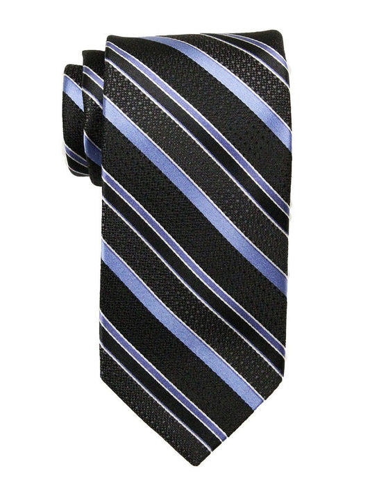 Heritage House 23770 100% Silk Boy's Tie - Stripes - Black / Blue Boys Tie Heritage House 