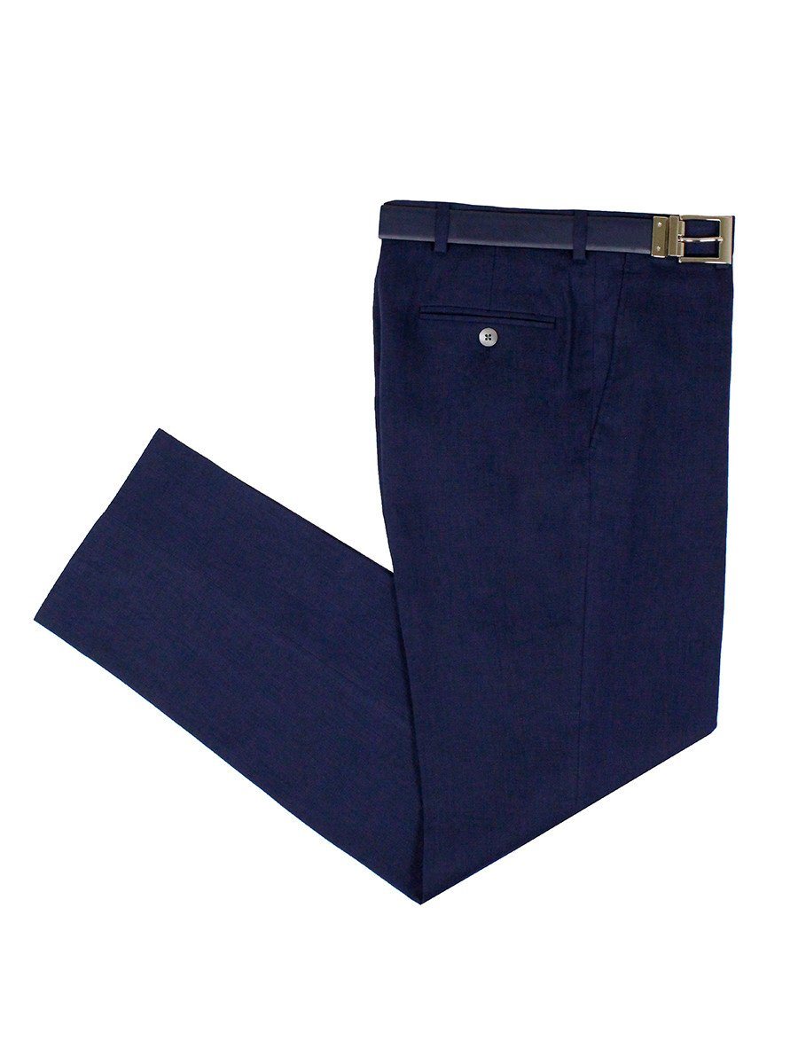 Lauren Ralph Lauren 23993P 100% Linen Boy's Suit Separate Pants - Solid Linen - Navy Boys Suit Separate Pant Lauren 