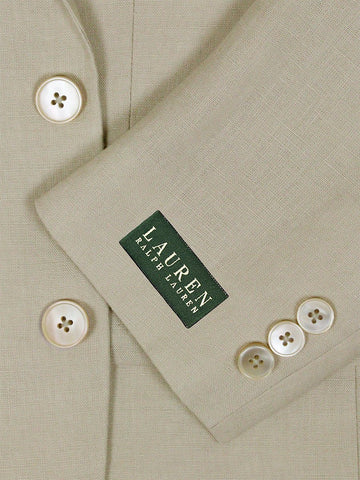 Image of Lauren Ralph Lauren 24000 100% Linen Boy's Suit Separate Jacket - Solid Linen - Tan Boys Suit Separate Jacket Lauren 