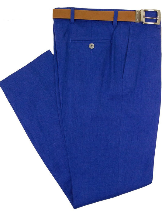 Lauren Ralph Lauren 24362 100% Linen Suit Separate Pants - Solid - Bright Blue Boys Pant Lauren 