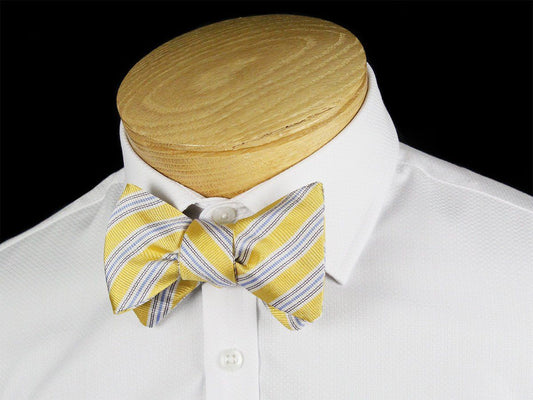 Boy's Bow Tie 24438 Yellow/Blue Boys Bow Tie High Cotton 