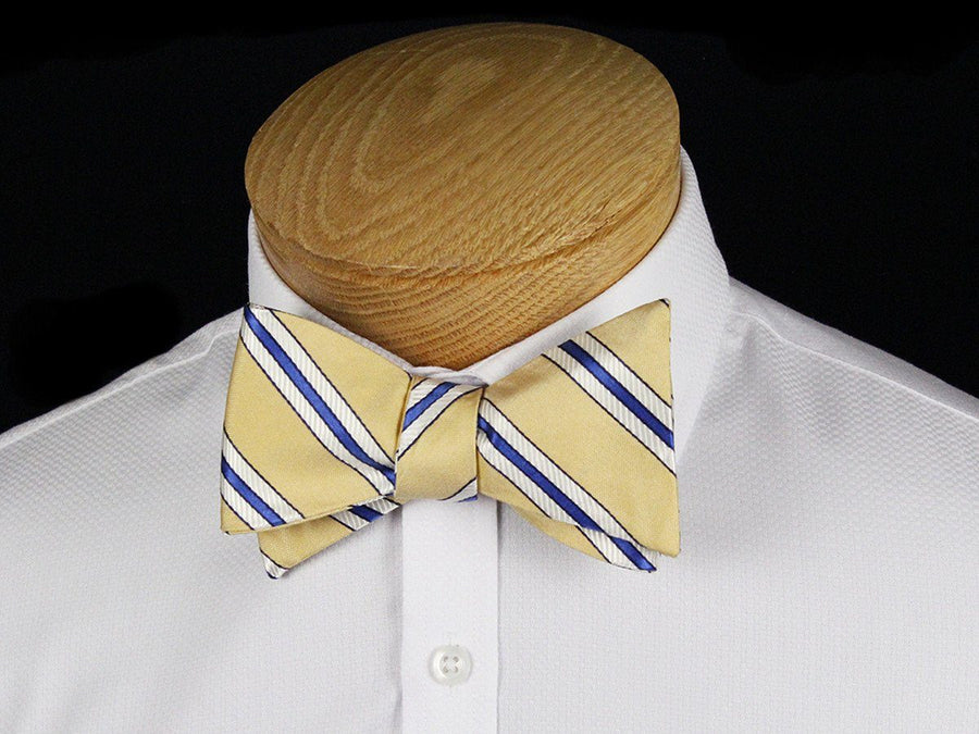 Boy's Bow Tie 24444 Yellow/Blue Boys Bow Tie Heritage House 