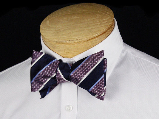 Boy's Bow Tie 24447 Pink/Navy Boys Bow Tie Heritage House 