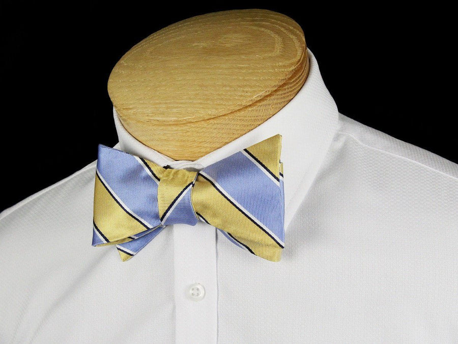 Boy's Bow Tie 24450 Blue/Yellow Boys Bow Tie Heritage House 