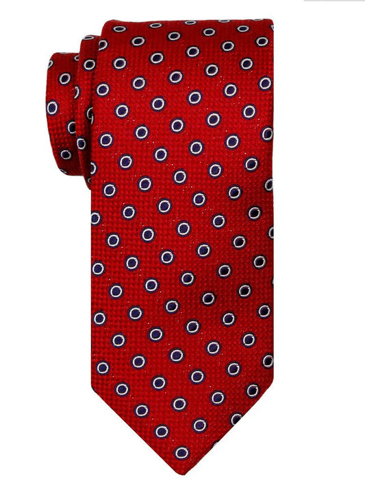 Heritage House 24484 100% Silk Boy's Tie - Neat Rings - Red Boys Tie Heritage House 