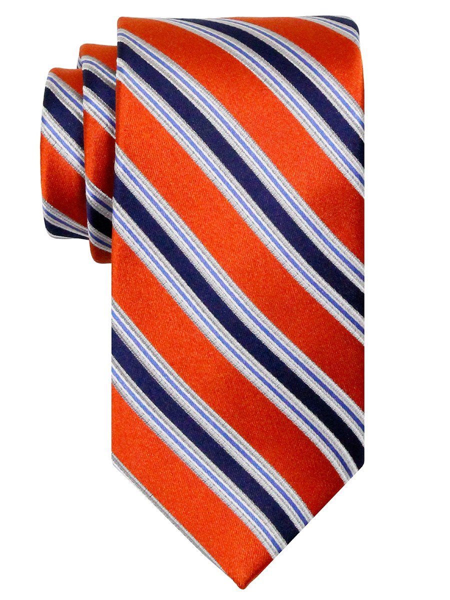 Heritage House 24532 100% Silk Boy's Tie - Stripe - Orange Boys Tie Heritage House 