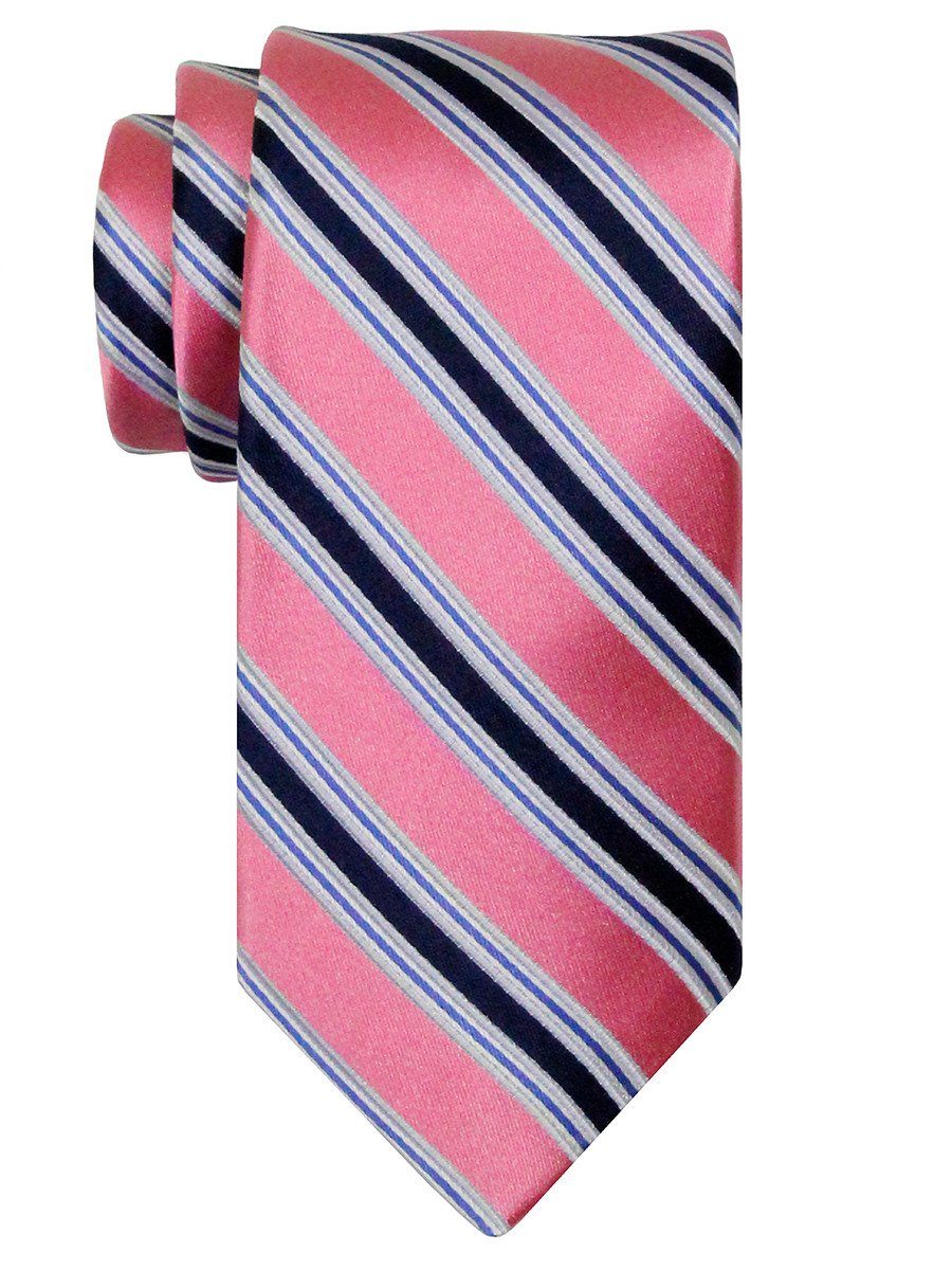Heritage House 24542 100% Silk Boy's Tie - Stripe - Pink Boys Tie Heritage House 