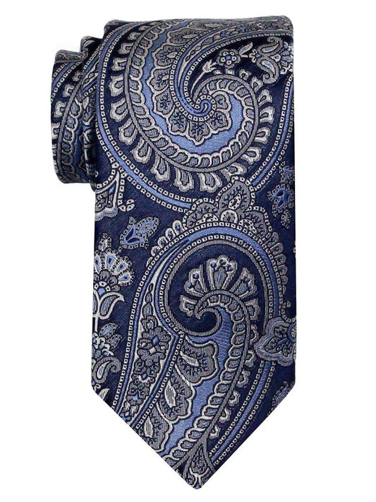 Heritage House 24559 100% Silk Boy's Tie - Paisley - Blue Boys Tie Heritage House 