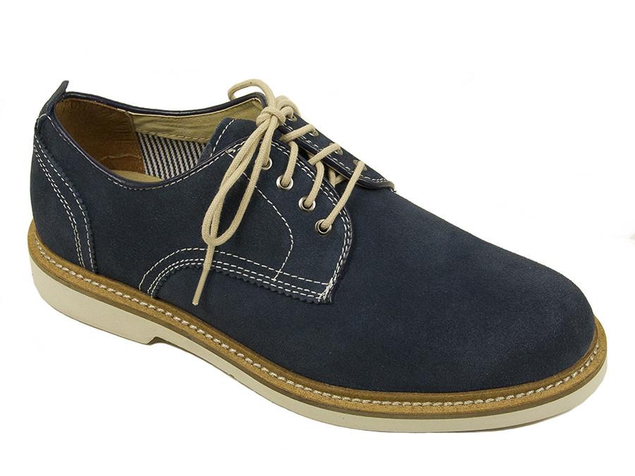 Florsheim 24784 Suede Boy's Shoe - Oxford - Navy Boys Shoes Florsheim 