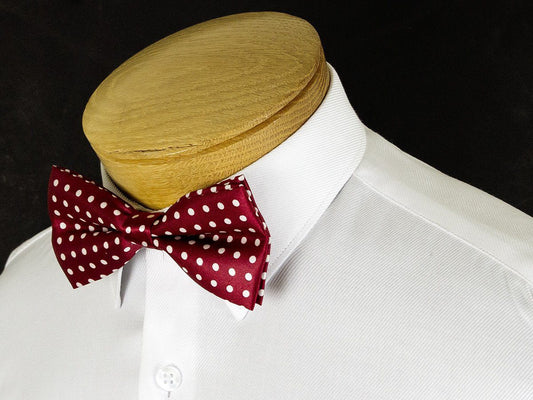 Boy's Bow Tie 24914 Red/White Polka Dot Boys Bow Tie Status 