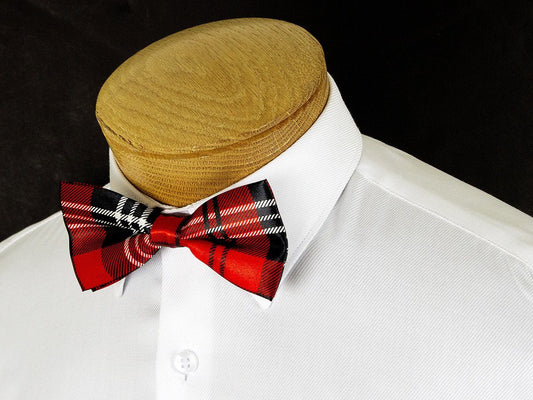 Boy's Bow Tie 24915 Red Plaid Boys Bow Tie Status 