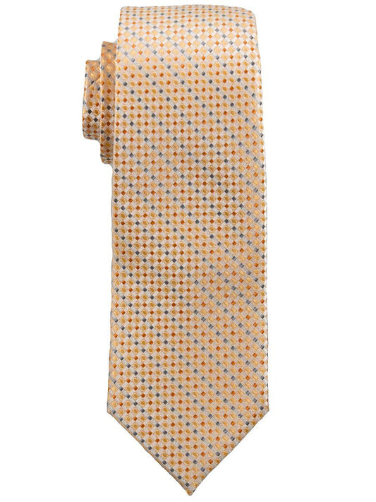 Heritage House 25134 100% Silk Boy's Tie - Neat -Salmon/Gray Boys Tie Heritage House 