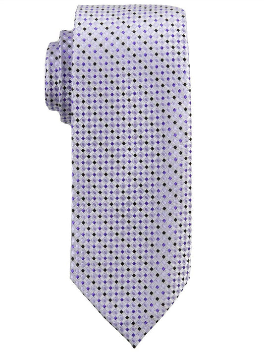 Heritage House 25142 100% Silk Boy's Tie - Neat - Lilac/Black Boys Tie Heritage House 