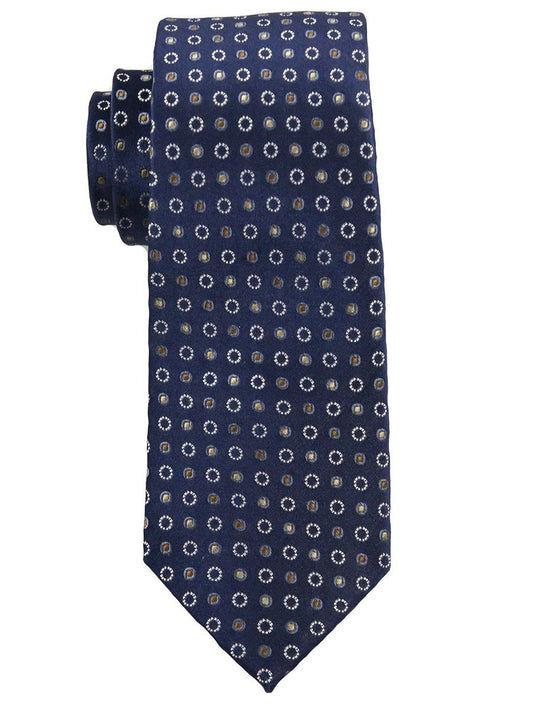 Heritage House 25158 100% Silk Boy's Tie - Neat - Navy/Khaki Boys Tie Heritage House 