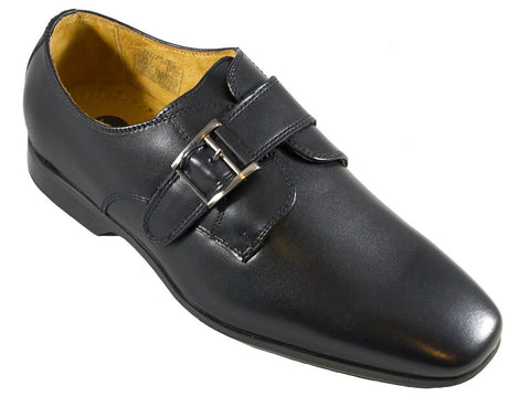 Image of Umi Boys Shoe 25183 Black Monk Strap Boys Shoes Umi 