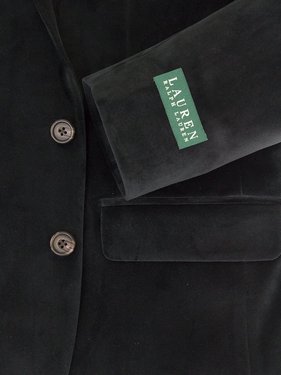 Lauren Ralph Lauren 25274 Boy's Sport Coat-Black Velvet Boys Sport Coat Lauren 