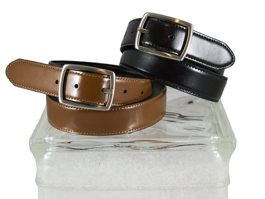 Florsheim 25527 100% Genuine Leather Boy's Reversible Belt - Black/Cogn Boys Belt Florsheim 