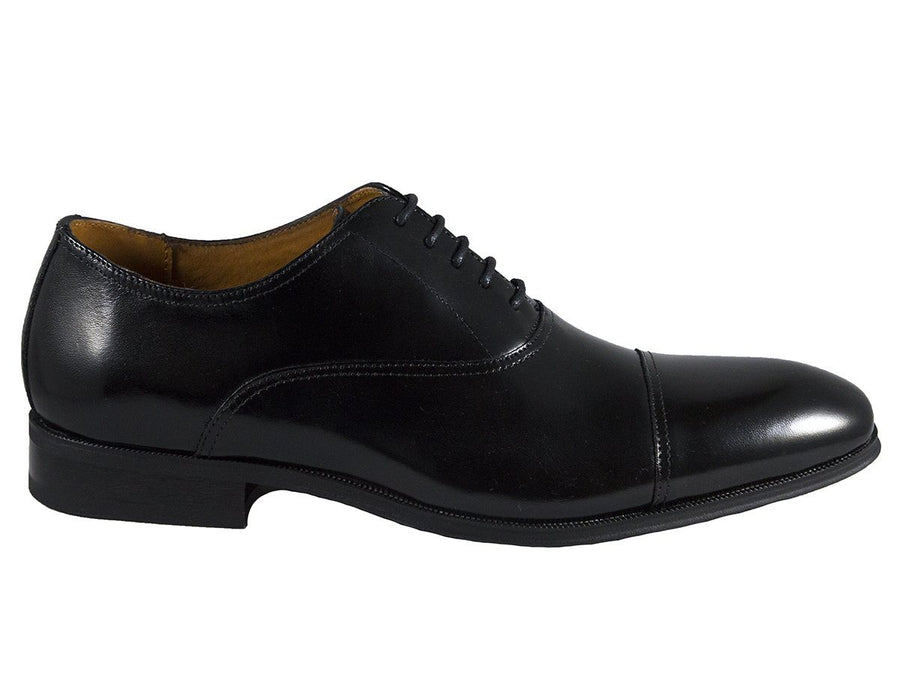 Florsheim 25596 Full-Grain Leather Boy's Shoe - Cap Toe Oxford - Black Boys Shoes Florsheim 