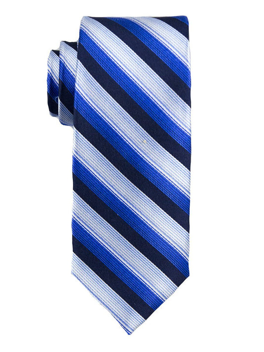 Heritage House 25664 100% Silk Boy's Tie - Stripe - Navy/Blue Boys Tie Heritage House 