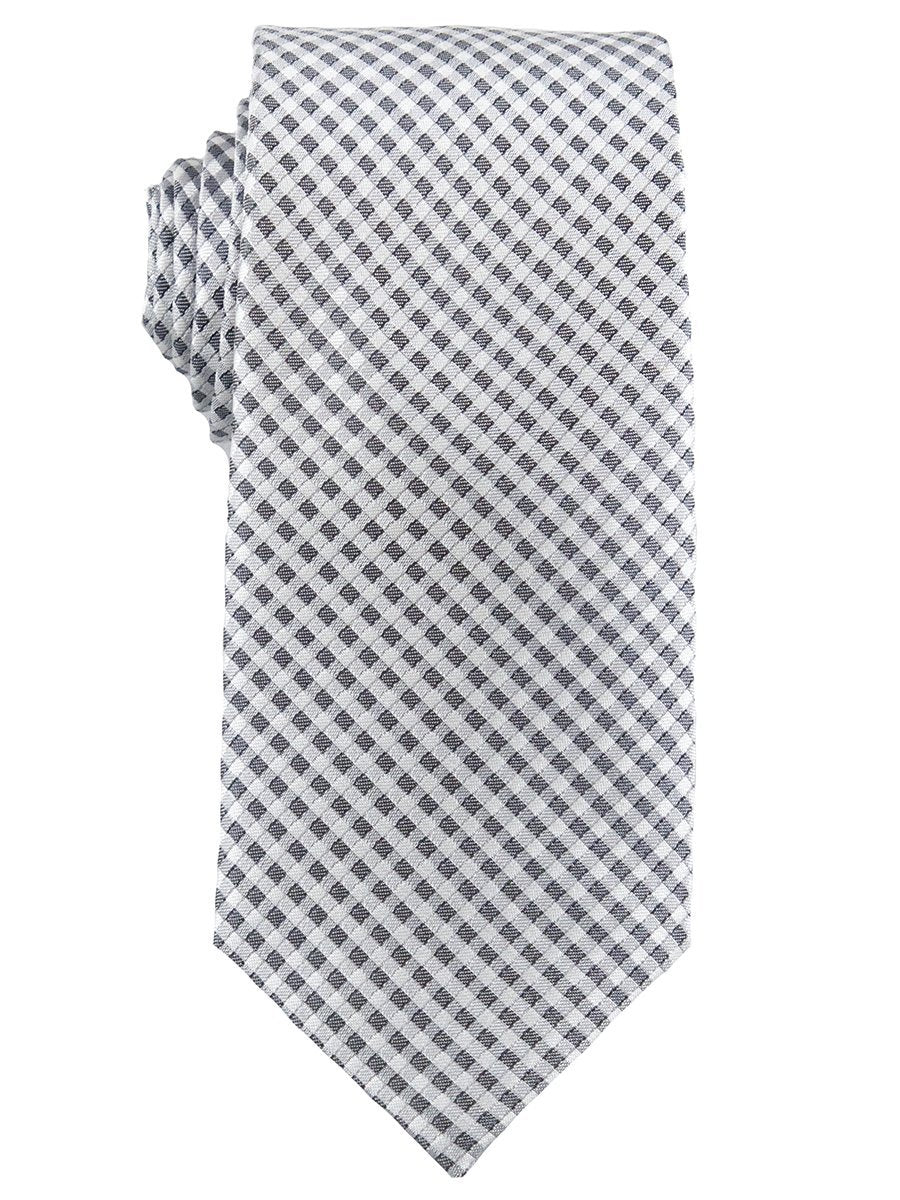 Boy's Tie 25709 Gray/White Boys Tie Heritage House - The Boys' Suits Source® 