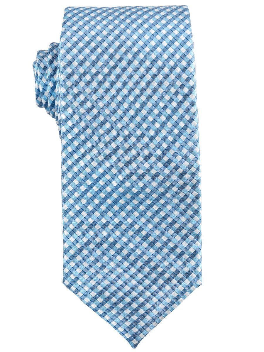 Boy's Tie 25711 Turqoise/White Boys Tie Heritage House - The Boys' Suits Source® 