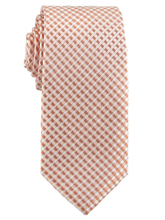 Boy's Tie 25715 Salmon/White Boys Tie Heritage House - The Boys' Suits Source® 