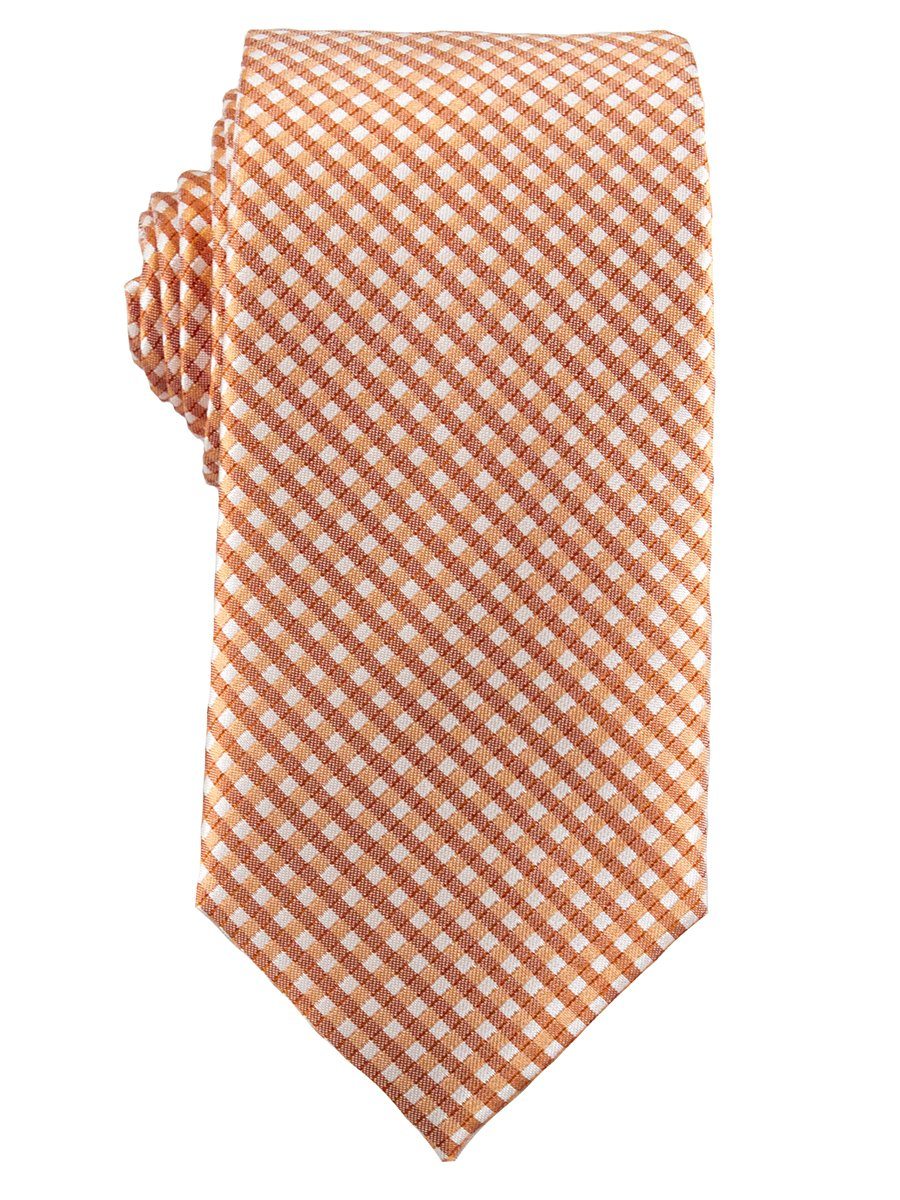 Boy's Tie 25717 Orange/White Boys Tie Heritage House - The Boys' Suits Source® 