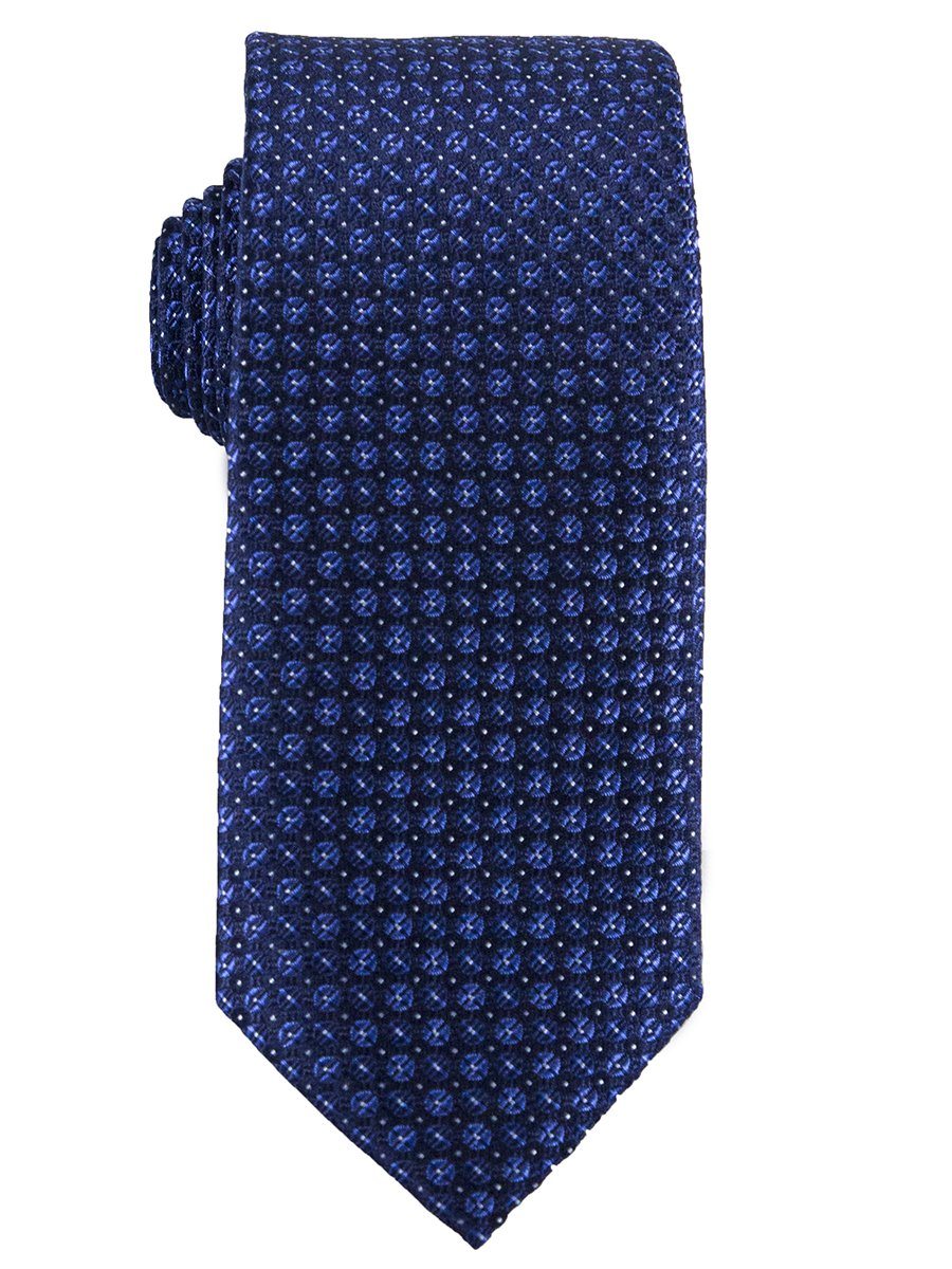 Heritage House 25756 100% Silk Boy's Tie - Neat - Blue/Navy Boys Tie Heritage House 
