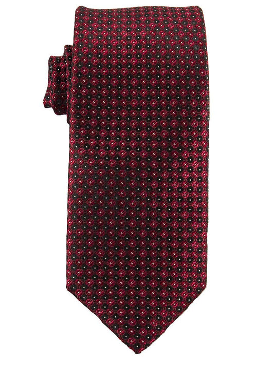 Heritage House 25759 100% Silk Boy's Tie - Neat - Red/Black Boys Tie Heritage House 