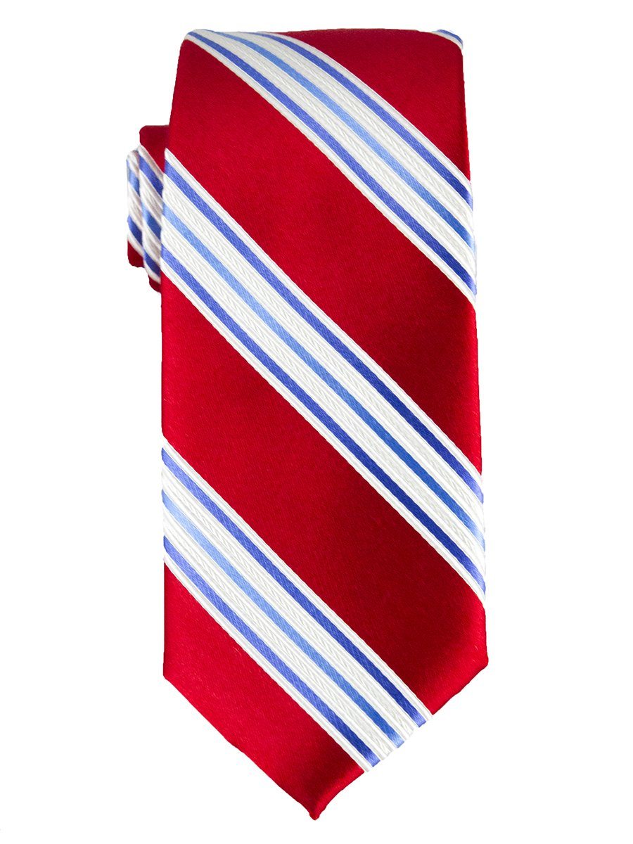Heritage House 25786 100% Silk Boy's Tie - Stripe - Red/Blue Boys Tie Heritage House 
