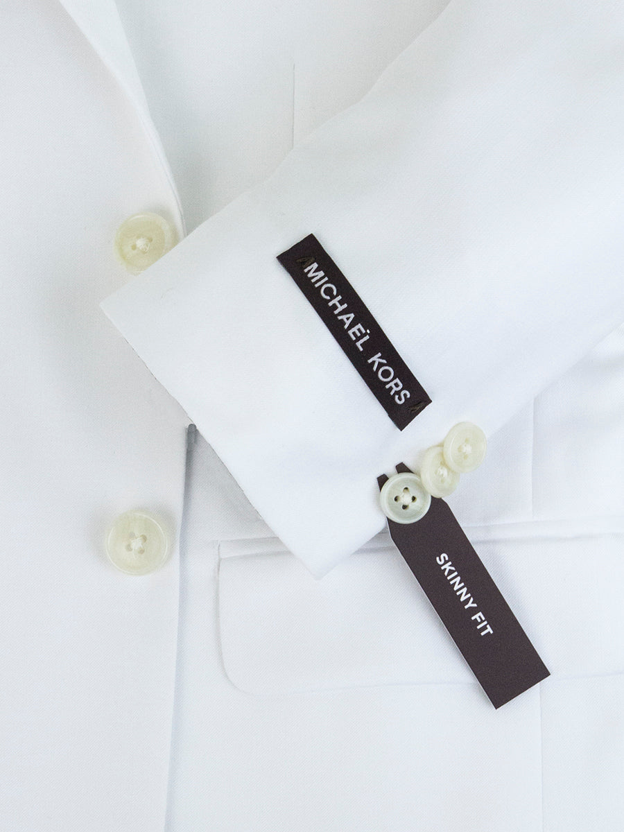 Micheal Kors 25998 65% Polyester / 35% Rayon Boy's Communion Suit Separates Jacket - Solid Gab - Skinny Fit